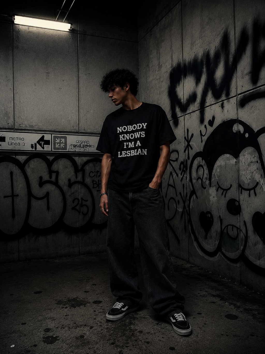 Nobody Knows I'M A Lesbian Tee