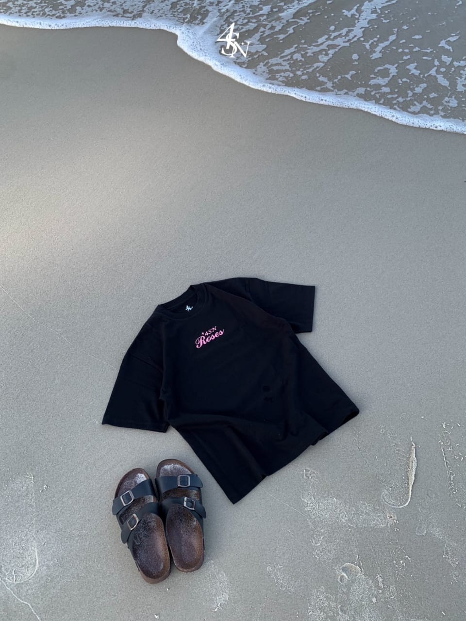 4SN Roses Front Print Tee