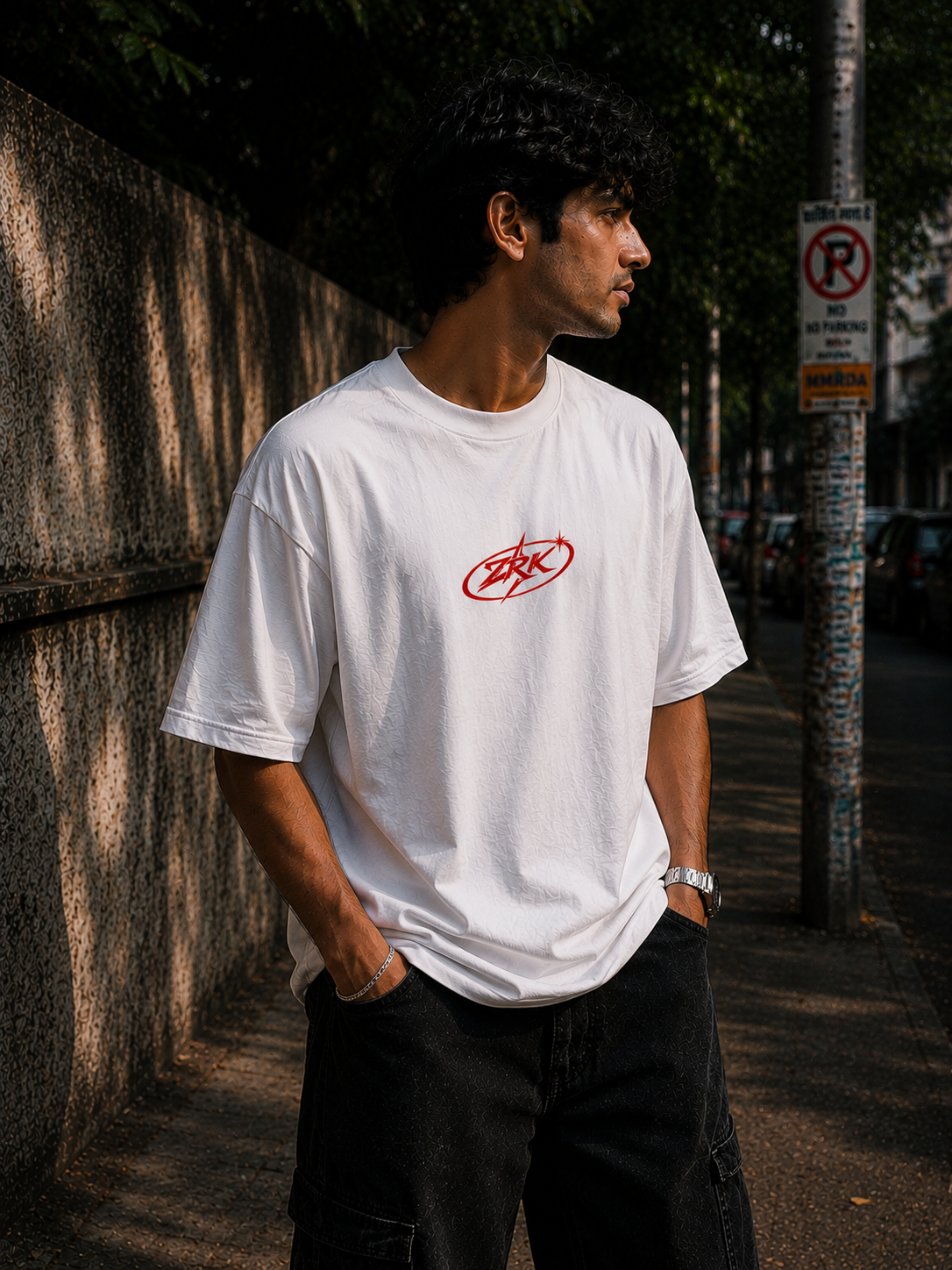 Inflation Tee – White Oversized Streetwear T-Shirt