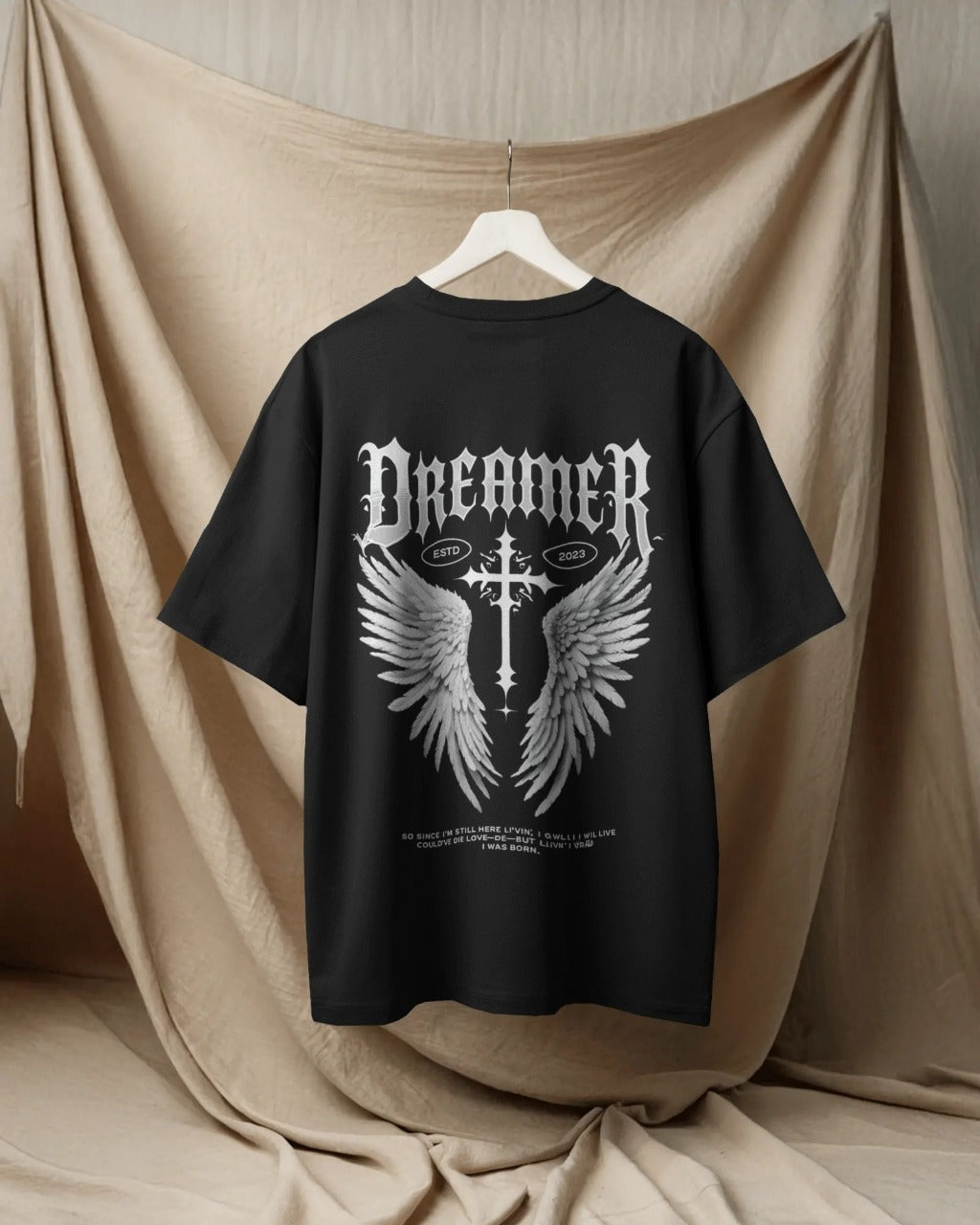 Dreamer  Oversized T-Shirt – | French Terry Cotton
