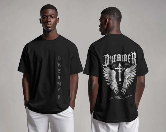 Dreamer  Oversized T-Shirt – | French Terry Cotton