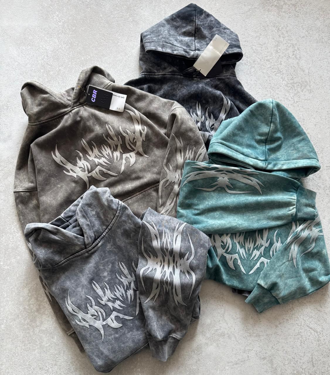 Acid Wash Premium Hoodies