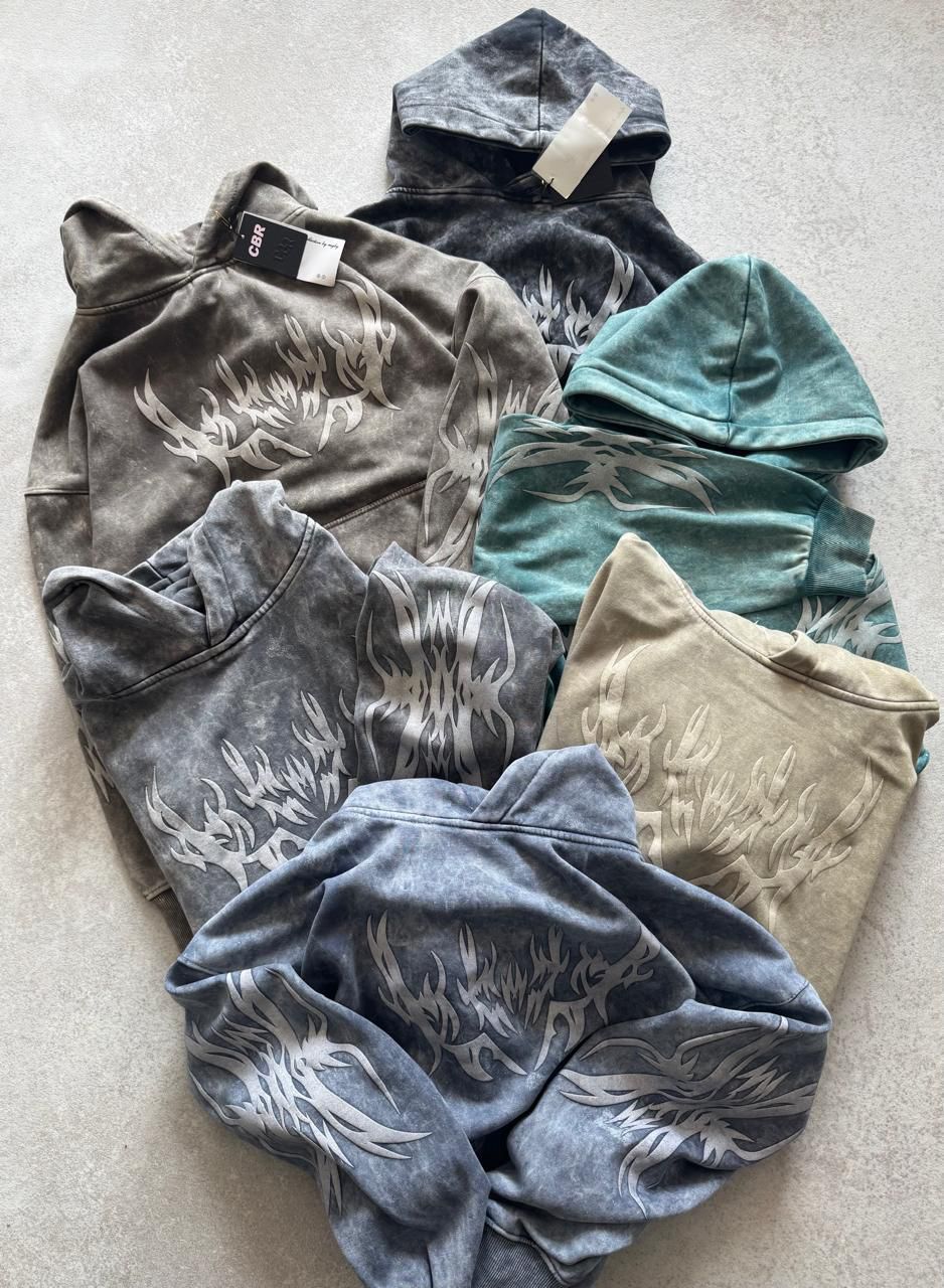 Acid Wash Premium Hoodies