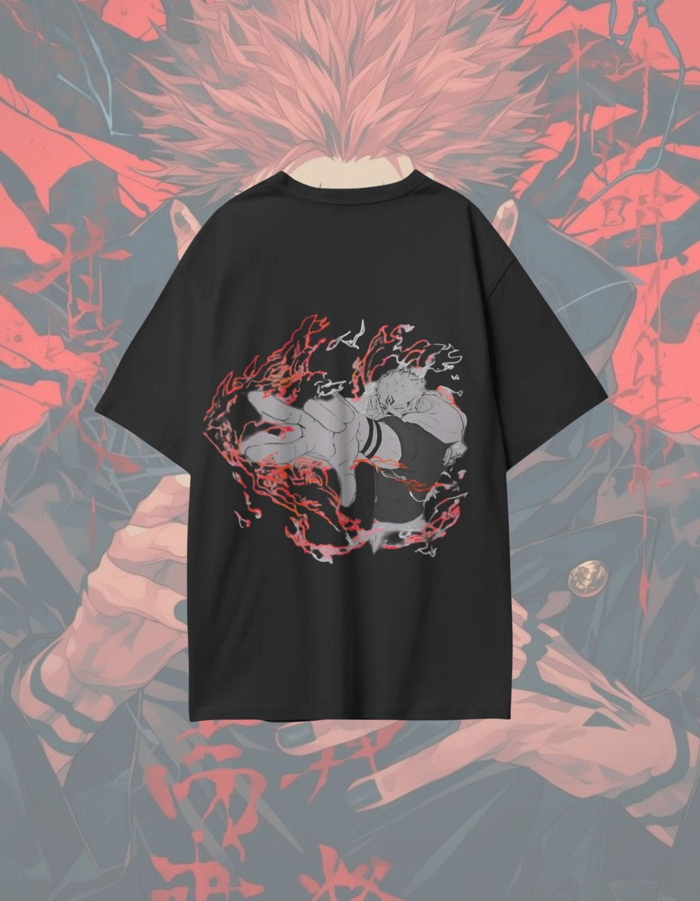 Sukuna Wrath Oversized Tee – Curse King Edition